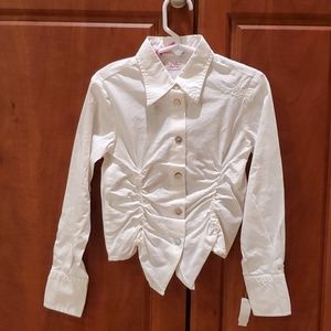 Nolita Pocket White Blouse-Sz 5-Made in Italy-NWT